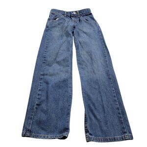 Wrangler 20X Jeans Boys 10 Slim Relaxed Denim Dark Wash